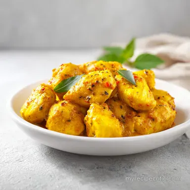 Simple Curry Chicken Thighs in 35 Minutes Recipe Card