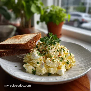 Simple Egg Salad Recipe: Velvety Deli Style Lunch