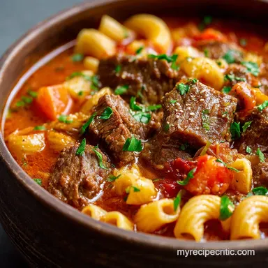 Slow Cooker Goulash: Hearty Hungarian Beef Stew (8 Hour Comfort) Recipe Card