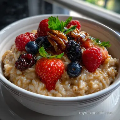 Slow Cooker Oatmeal: Silky, Caramelized Depth Recipe Card