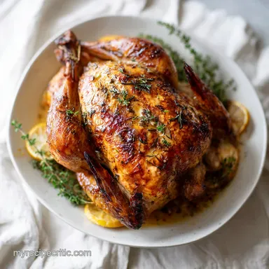 Crock Pot Turkey Recipe for 12 Servings Recipe Card