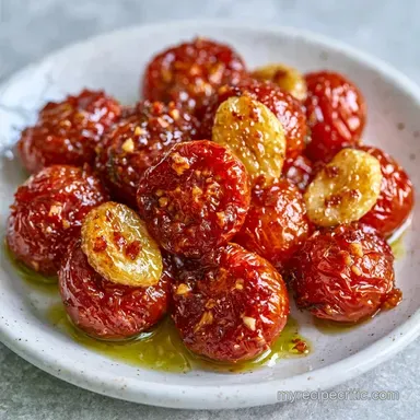 Slow Roasted Sicilian Tomatoes in Oven