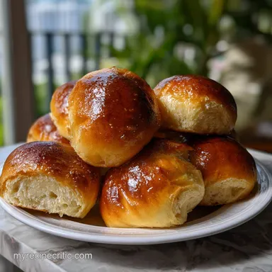 Bread Buns Recipe: Fluffy and Pillowy Soft Recipe Card