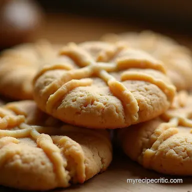 The Ultimate CrissCross Soft Chewy Peanut Butter Cookies Recipe Card