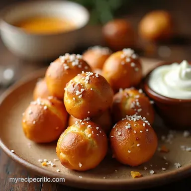 Soft Salty Homemade Pretzel Bites My Easy Recipe Recipe Card