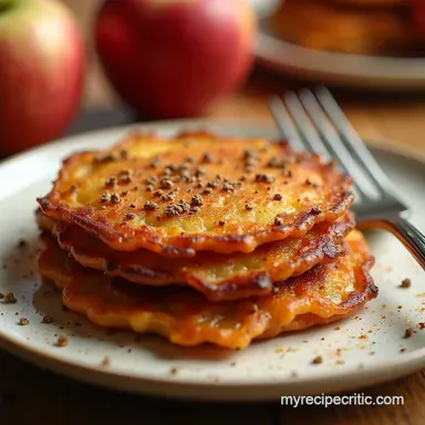Spiced Apple Sweet Potato Latkes My Hanukkah Meals Secret Recipe Card