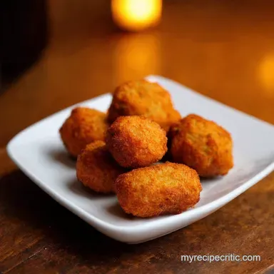 Spicy Chorizo Croquettes Barcelona Bar Snacks at Home Recipe Card