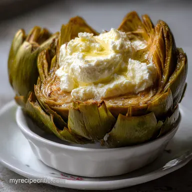 Cooked Artichokes: Steamed to Perfection with Lemon Butter Dip