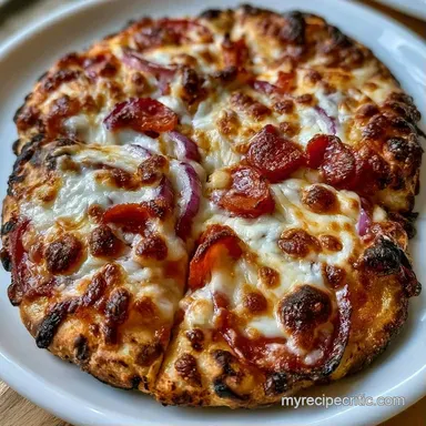 Store Bought Flatbread Pizza: Crispy Recipe Card