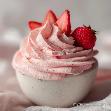 Strawberry Marshmallow Frosting Recipe | 25 Min