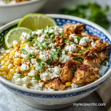 Street Corn Chicken Bowl in 20 Minutes