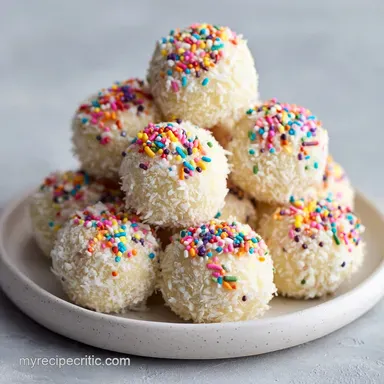 Sugar Cookie Truffles Recipe with Cream Cheese Recipe Card