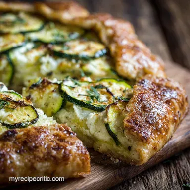 Zucchini Ricotta Galette Recipe: Flaky Crust, No Soggy Bottoms Recipe Card