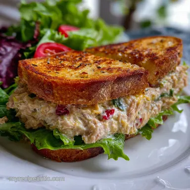 Tuna Sandwich: The Best Clean Tuna Salad Recipe Yet Recipe Card