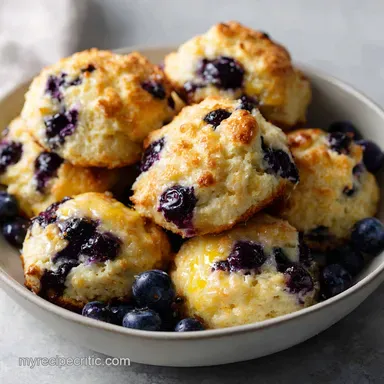 Blueberry Lemon Biscuits in 30 Minutes Recipe Card