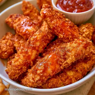 Sweet Chili Chicken Fingers: Crispy Recipe Card