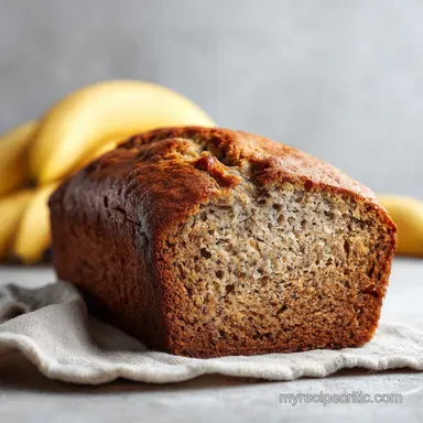 Sweet Chocolate Chip Banana Bread: Moist Loaf in 75 Minutes Recipe Card
