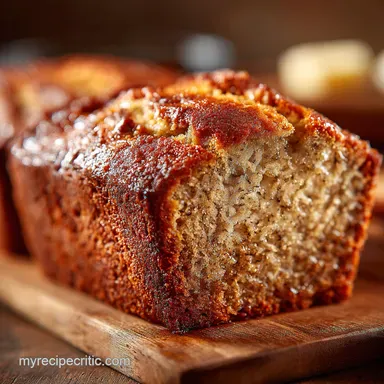 My Secret for Moist Banana Bread Recipe Family Favourite Recipe Card