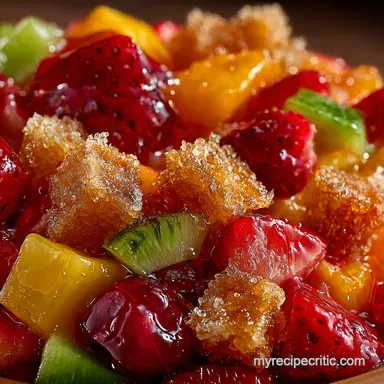 Queens Jubilee fruit salad recipe A Right Royal Treat Recipe Card
