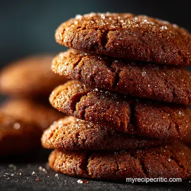Grandmas Best Chewy Molasses Cookies Recipe Recipe Card
