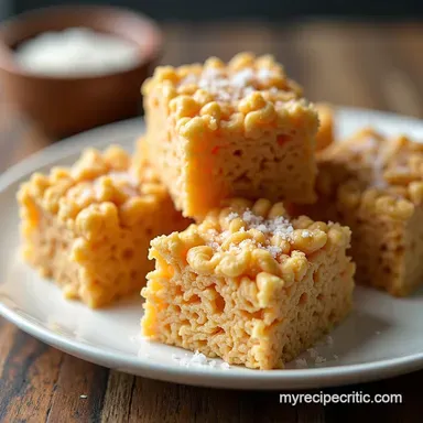 Brown Butter Sea Salt Rice Krispy Treats Recipe