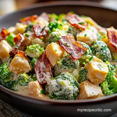 My Secret Best Broccoli Salad Perfect for BBQs Tangy Creamy Easy Recipe Card