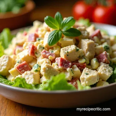 Best Chicken Salad Recipe Homemade My Creamy Easy Version Recipe Card