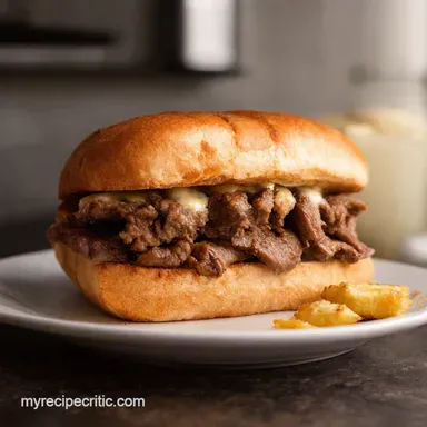 Philly Cheesesteak Sandwich Recipe My Authentic Family Fave Recipe Card