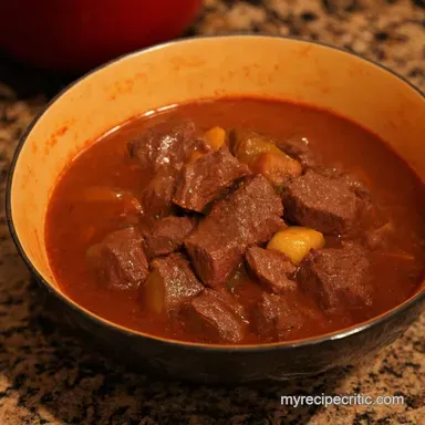 Easy Crock Pot Beef Stew The Ultimate Comfort Food Recipe Recipe Card