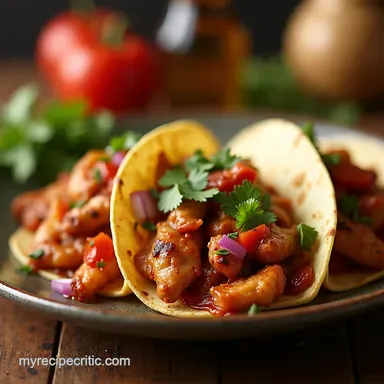 Speedy Weeknight Chicken Fajitas Recipe Smoky Flavour Recipe Card