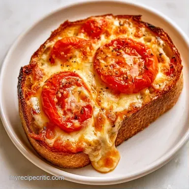 Toasted Tomato Sandwich in 15 Minutes Recipe Card