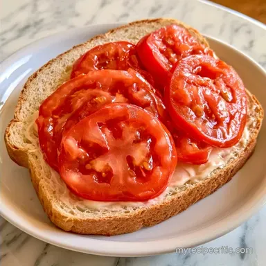 Tomato Mayo Sandwich in 5 Minutes