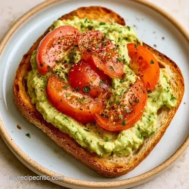 Zucchini Butter Tomato Sandwich Roasted Recipe Card
