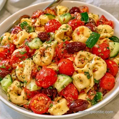 Tortellini Salad Vegetarian: Meal Prep