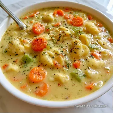 Tortellini Soup with Chicken: One-Pot Recipe Card