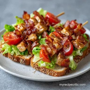 Turkey Club Lunch Skewers in 20 Minutes