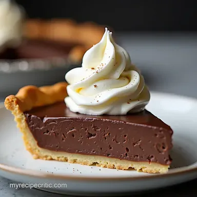 The Best Homemade Chocolate Cream Pie Recipe Velvety Rich