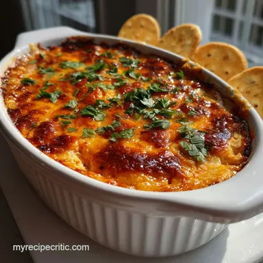 Franks Buffalo Chicken Dip: Easy 6-Ingredient Classic Recipe Card