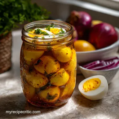 Pickled Egg Recipe: Bracingly Tart Flavor Recipe Card