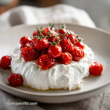 Whipped Feta Roasted Tomatoes: Creamy