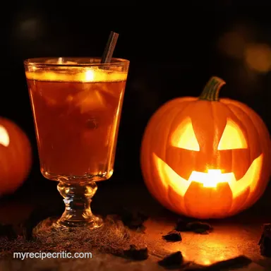 Halloween Punch Game Witches Brew Challenge for a Spooky Party Recipe Card