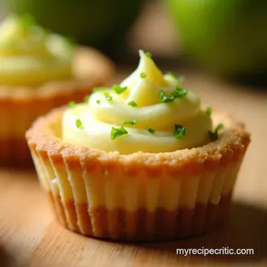 Key Lime Pie Bites Zesty Mini NoBake Desserts Recipe Card