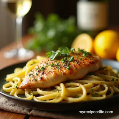 Lemon Garlic Chicken Zoodles Quick Zesty Weeknight Win Recipe Card