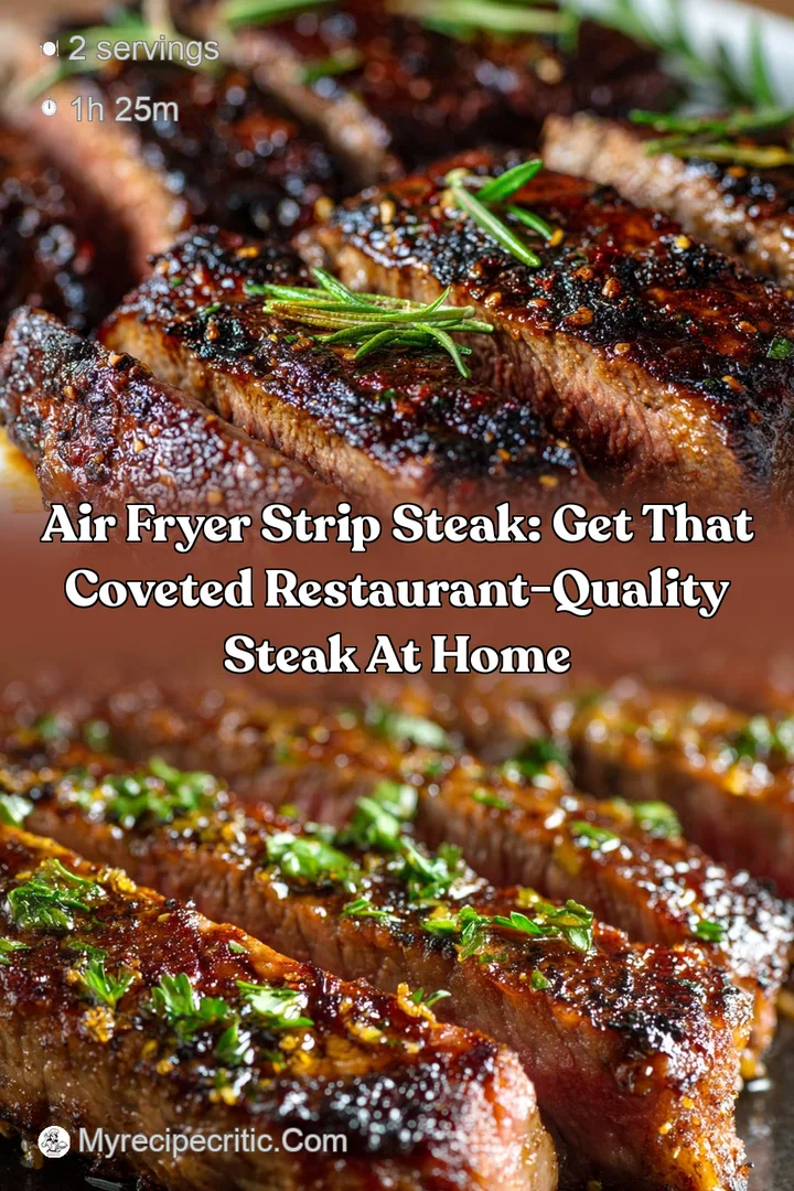 Air Fryer Strip Steak: Get That Coveted Restaurant-Quality Steak at Home