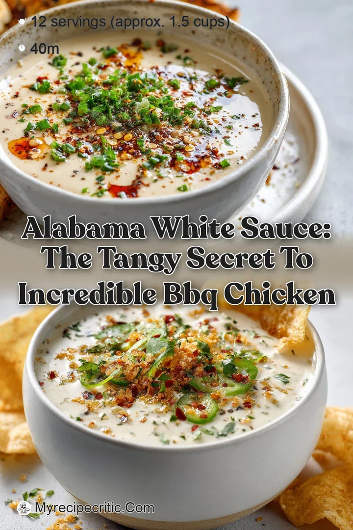 Alabama White Sauce: The Tangy Secret to Incredible BBQ Chicken