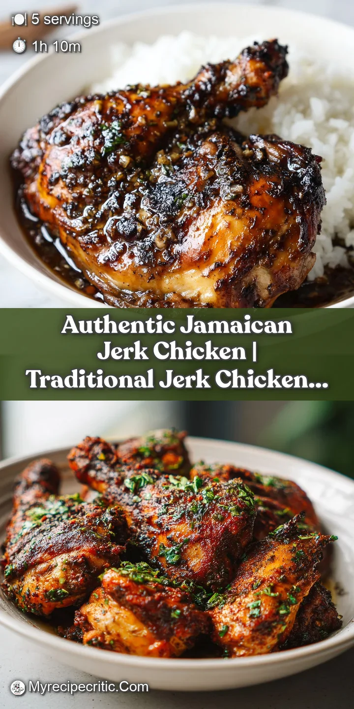 Close-up of succulent jerk chicken skin, deep brown and smoky, with visible spices and a hint of juicy meat.