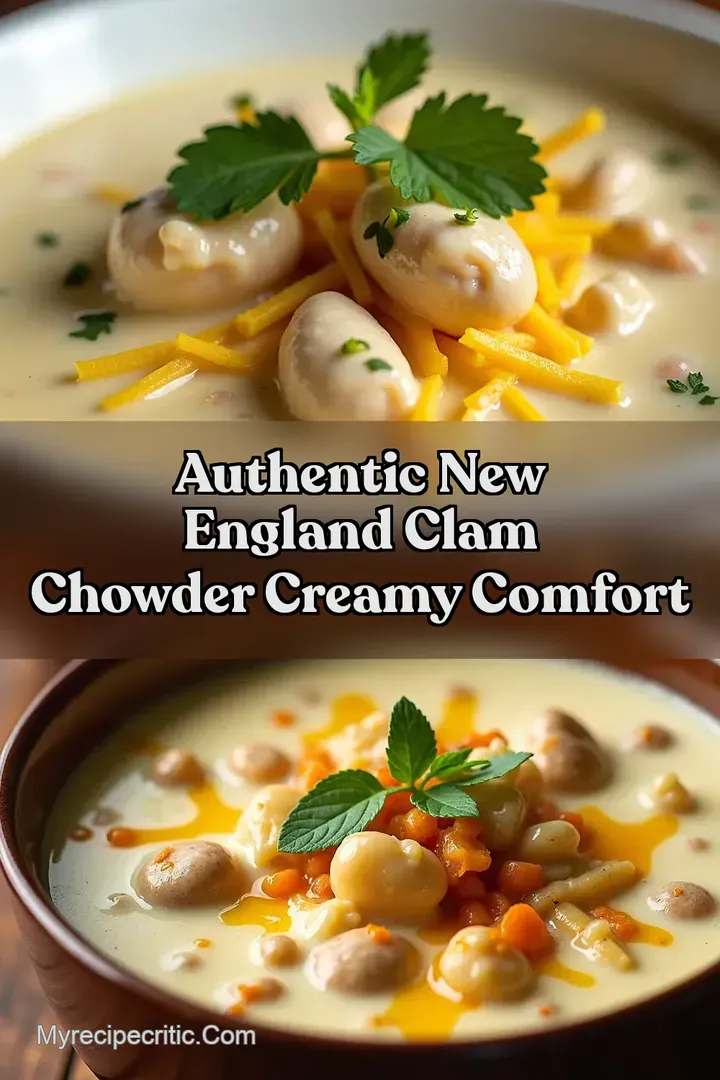 Authentic New England Clam Chowder Creamy Comfort
