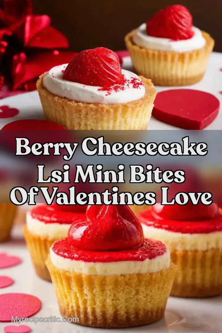 Berry Cheesecake LSI Mini Bites Of Valentines Love