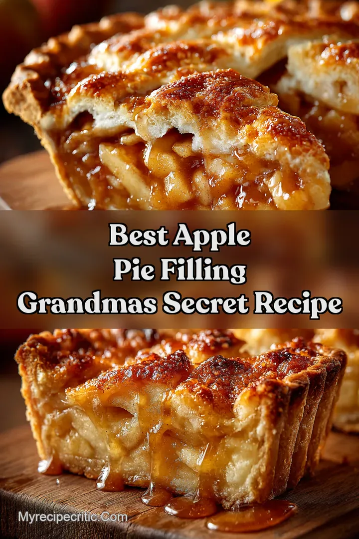 Best apple pie filling Grandmas Secret Recipe