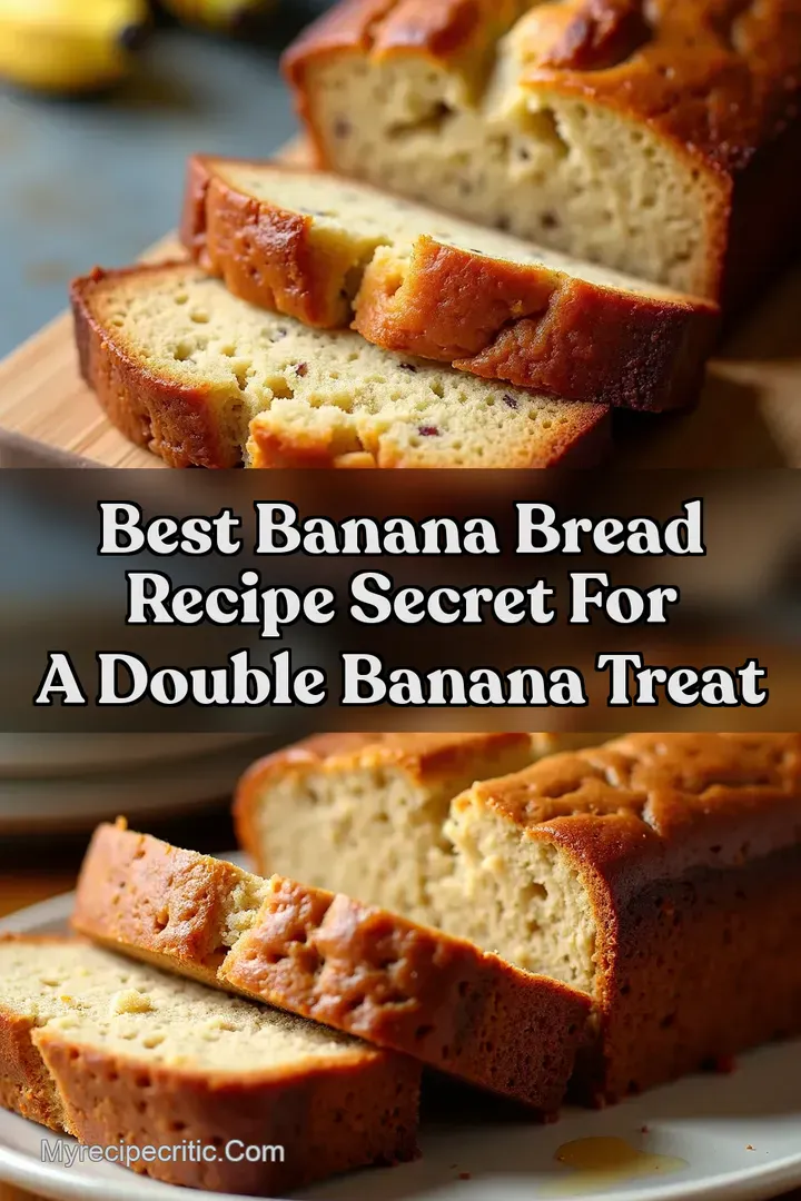 Best Banana Bread Recipe Secret for a Double Banana Treat